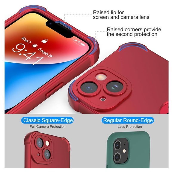 ❤️ 3/$45 ❤️ Oretech iPhone 14 red phone case, NWOT - Picture 6 of 16